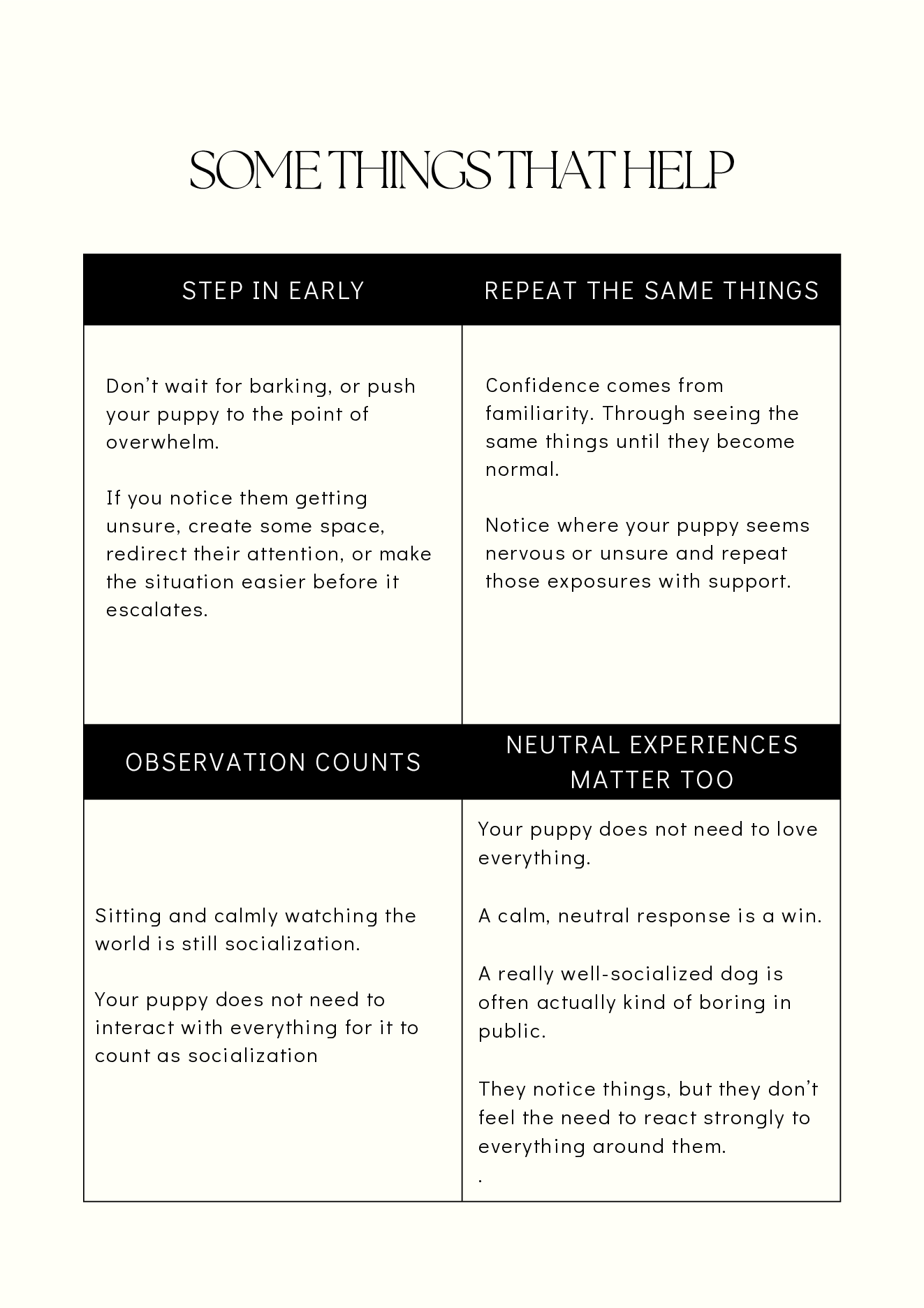 Puppy Socialization Guide page 7